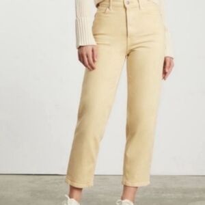 Everlane Way-High Jeans sz 24 soy bean archroma